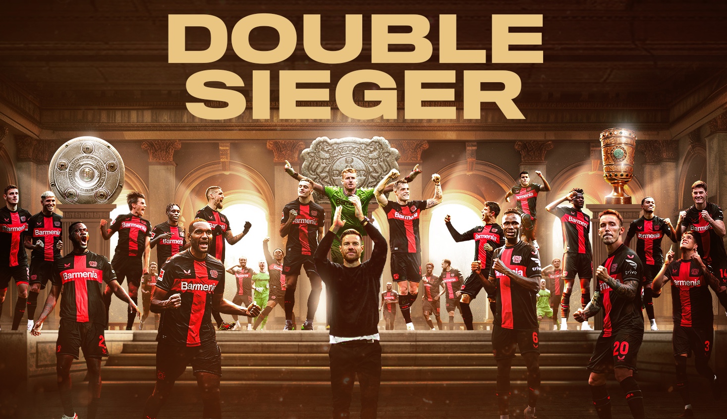 Bayer Leverkusen gewann den Deutschen Pokal und schaffte das Double