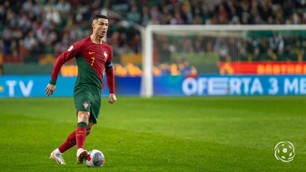 Cristiano Ronaldo a jogar por Portugal