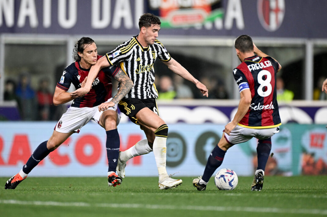 Dusan Vlahovic Juventus Bolonha