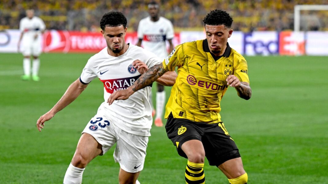 Jadon Sancho Borussia Dortmund Zaire-Emery PSG