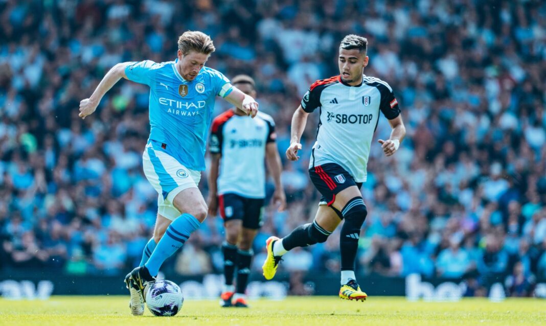 Manchester City Fulham Kévin de Bruyne Andreas Pereira