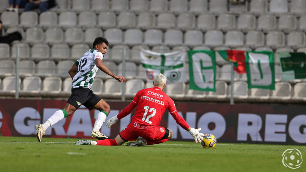 Ignacio de Arruabarrena no Arouca vs Moreirense jogadores