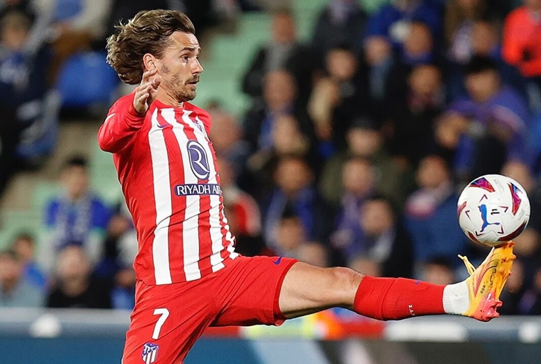 Antoine Griezmann a jogar pelo Atlético de Madrid