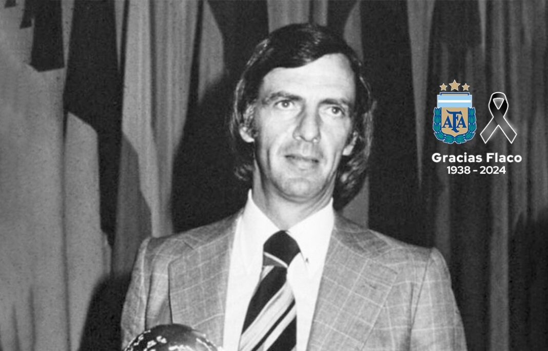 César Luis Menotti a treinar a Argentina