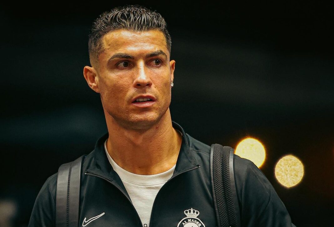 Cristiano Ronaldo a chegar a jogo do Al Nassr