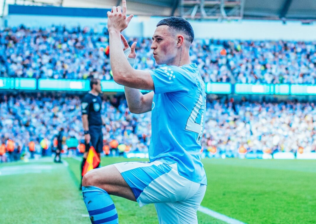 Phil Foden Manchester City na Champions