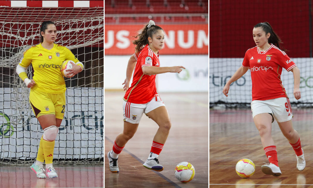 Marta Costa Mariana Teixeira Dricas Benfica Futsal Feminino