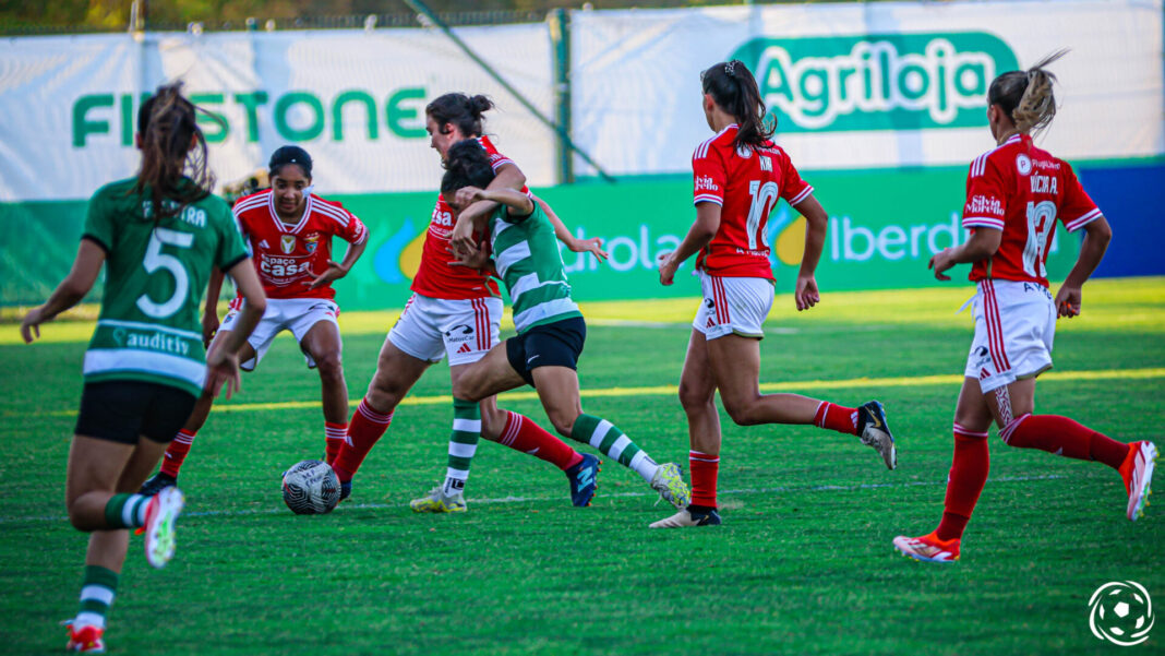 Sporting e Benfica a jogar