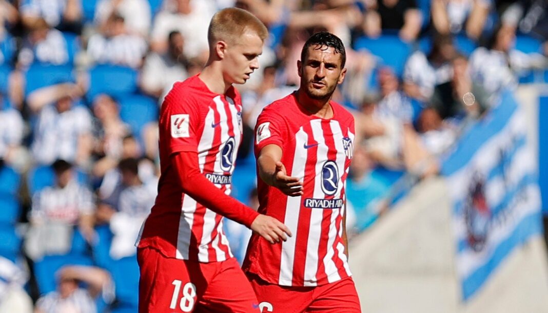 Jogadores do Atlético de Madrid