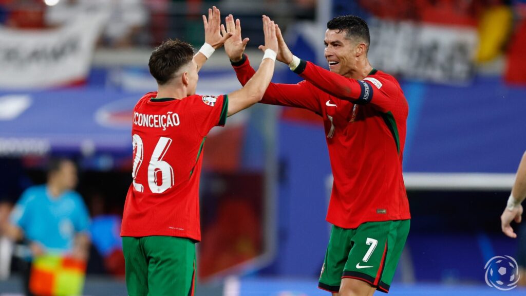 Francisco Conceição Bruno Fernandes Cristiano Ronaldo Portugal