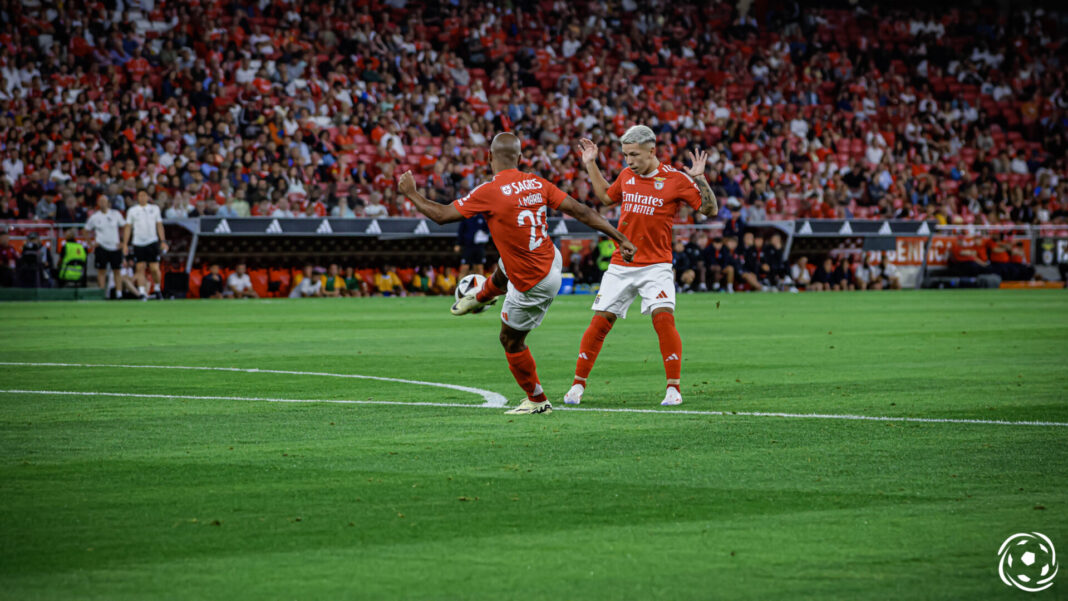 Benfica João Mário e Prestianni