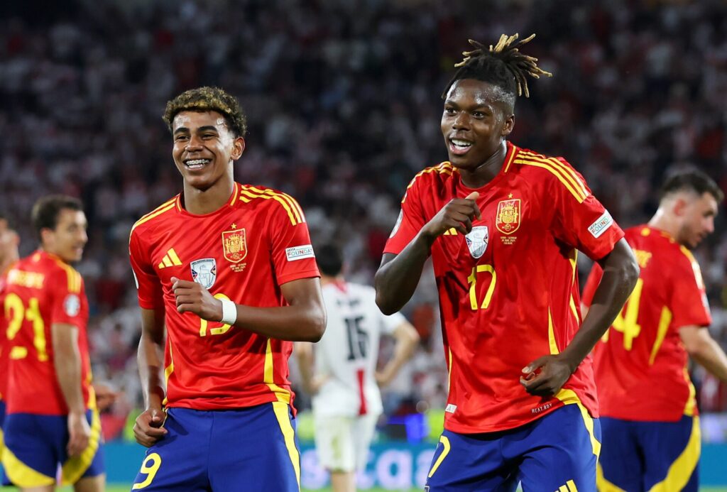 Nico Williams Lamine Yamal Espanha Euro 2024