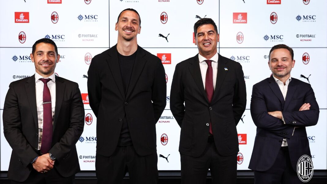 Paulo Fonseca Zlatan Ibrahimovic AC Milan