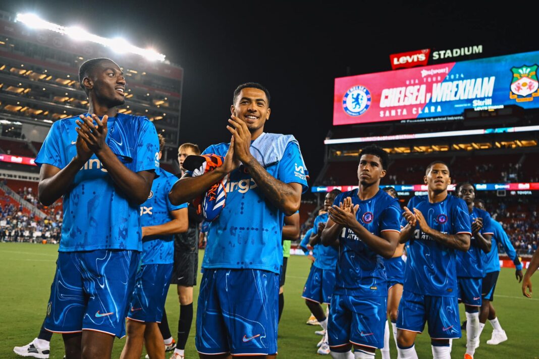 Jogadores do Chelsea