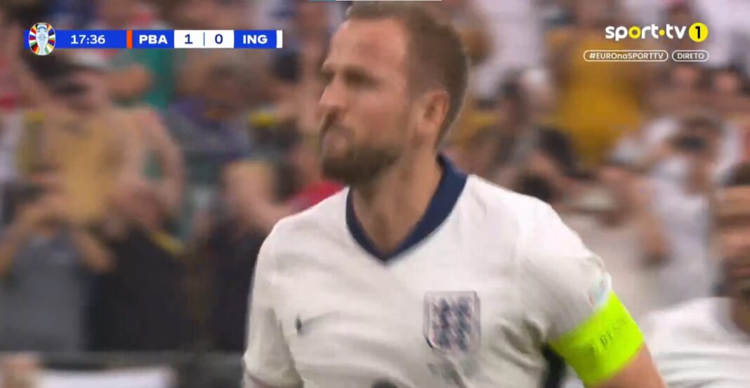 Harry Kane faz golo Inglaterra