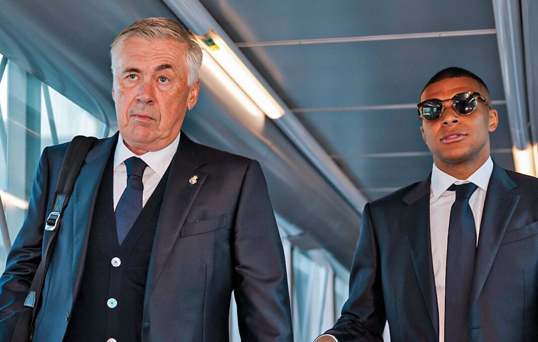 Carlo Ancelotti Mbappé Real Madrid