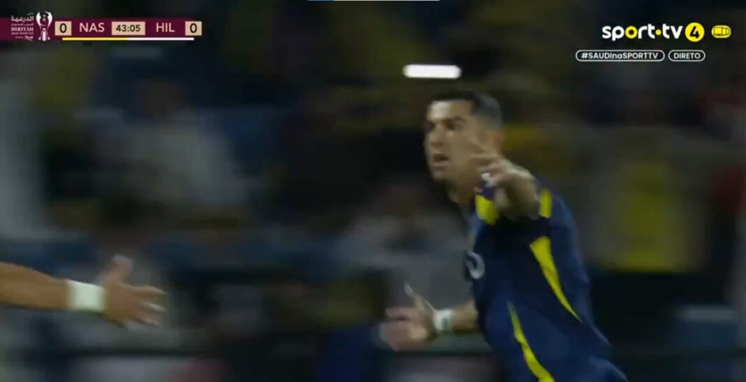 Cristiano Ronaldo a jogar pelo Al Nassr