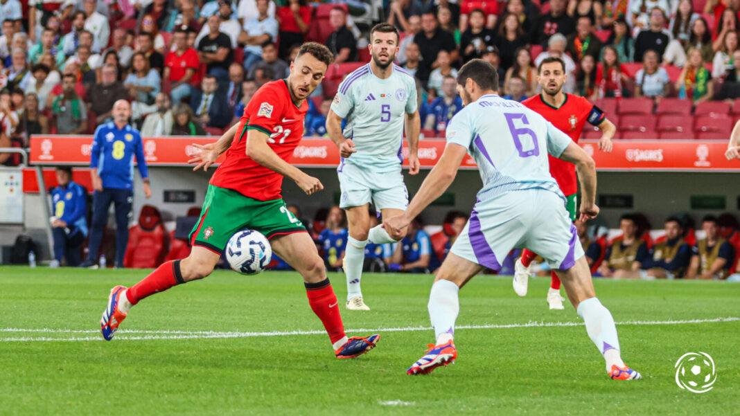 Diogo Jota Portugal Escócia