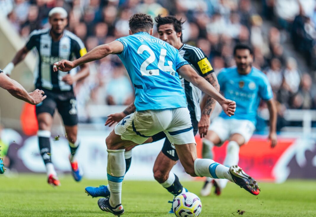 Manchester City Newcastle jogadores