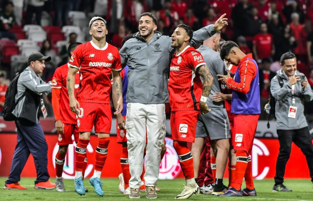 Jogadores do Toluca