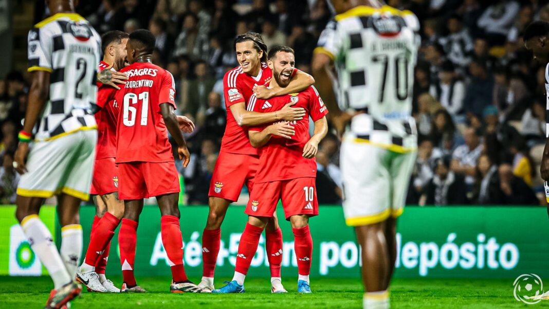 Benfica e Boavista Orkun Kokçu Álvaro Carreras