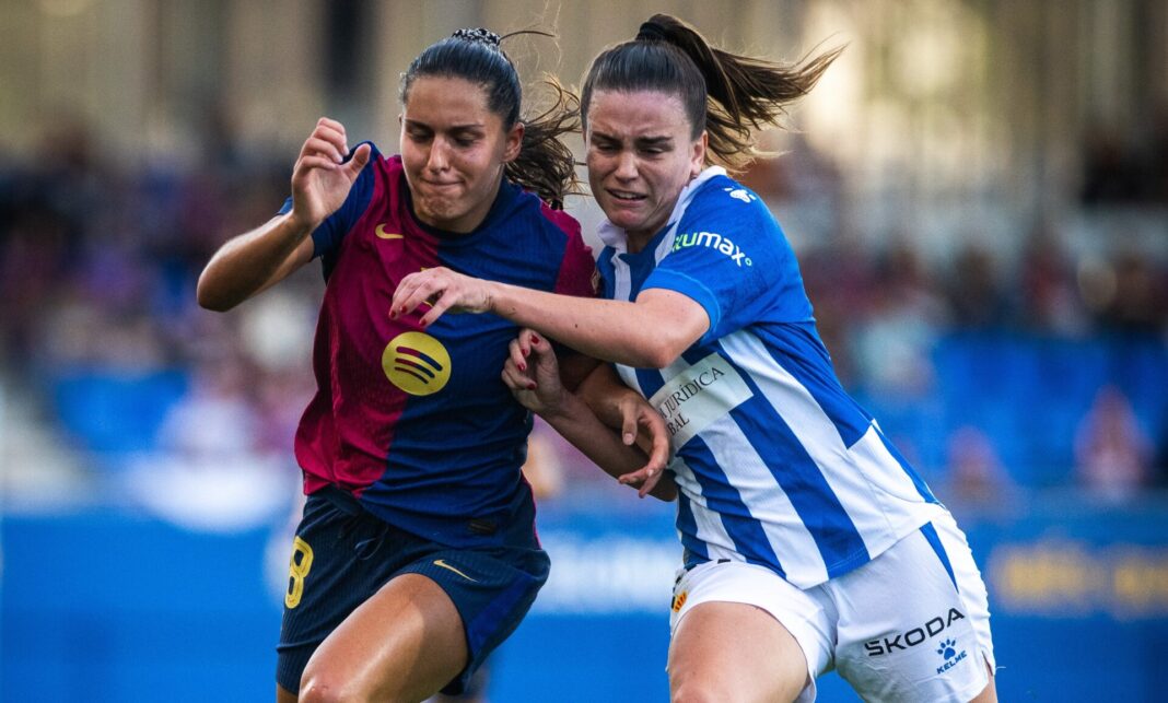 Kika Nazareth no Barcelona x Espanyol