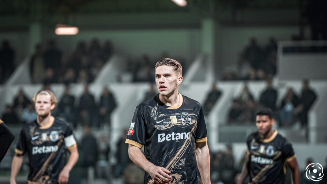 Viktor Gyokeres 3 equipamento Viktor Gyokeres Sporting