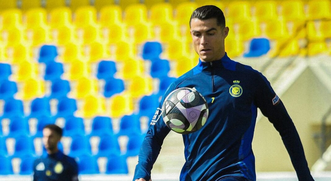 Cristiano Ronaldo a treinar Cristiano Ronaldo Al Nassr