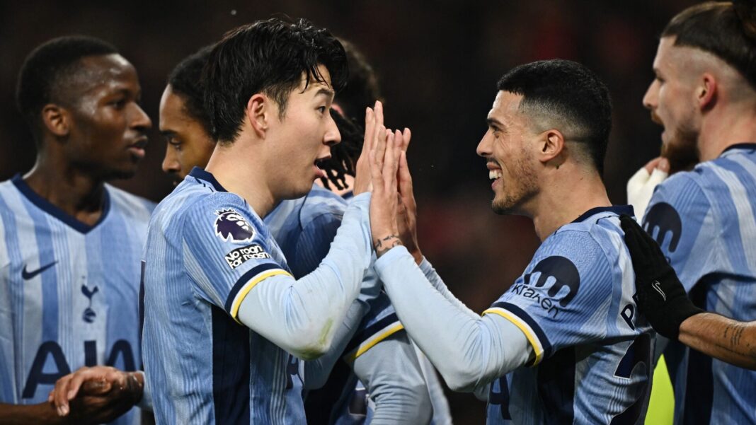 Son Heung-min Pedro Porro Tottenham Son Heung-min Pedro Porro Tottenham