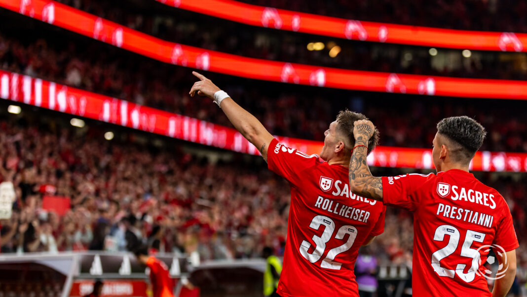 Jogadores do Benfica