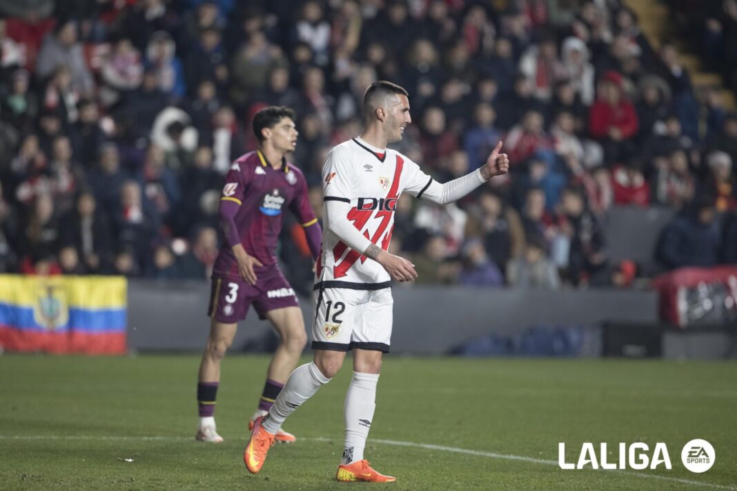 Rayo Vallecano jogador Sergi Guardiola no Rayo Vallecano